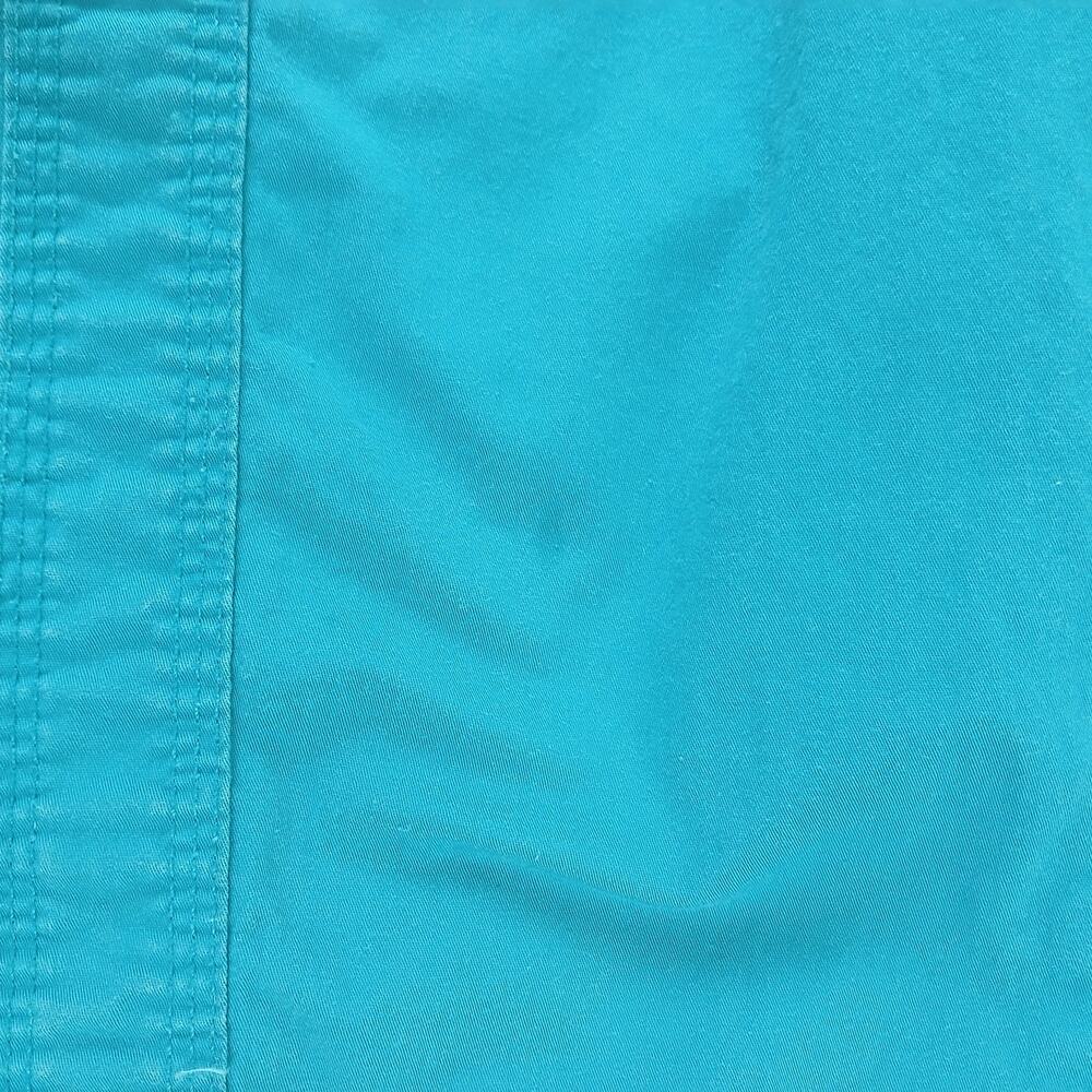 Style & Co Turquoise Blue Cargo Capri Pants 18W cotton blend drawstring cuffs - Picture 3 of 10